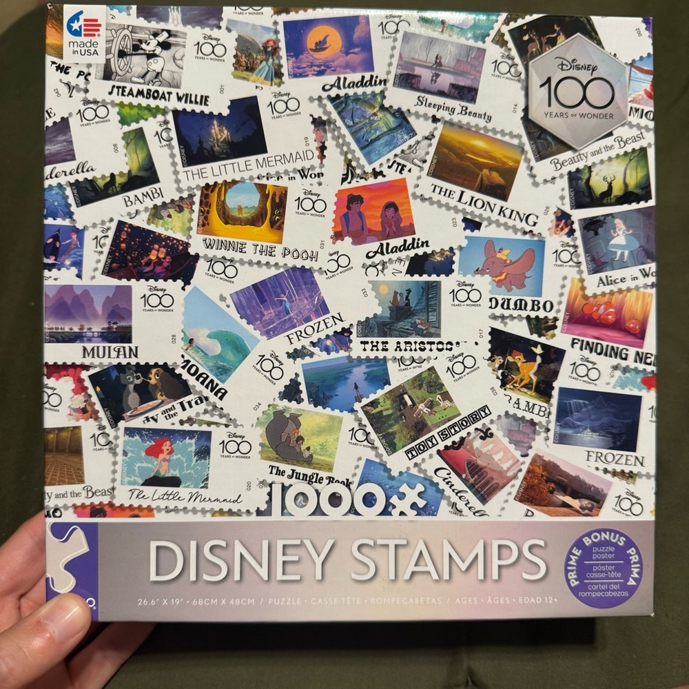 Disney Stamps 1000 Puzzle